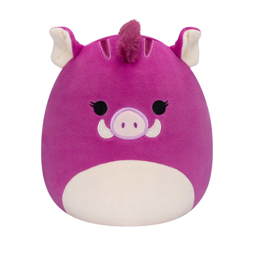Jazwares Squishmallows - Core: Fantasy Squad - Purple Boar - Jenna (7.5 Inch)