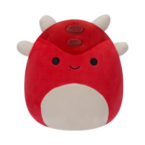 Jazwares Squishmallows - Core: Prehistoric Squad - Red Armored Dino - Sergio (7.5 Inch)