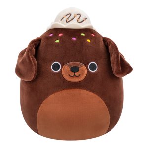 Jazwares Squishmallows - Core: Fusion Squad - Brownie Chocolate Lab - Rico (7.5 Inch)