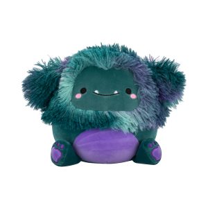 Jazwares Squishmallows - Core: Fantasy Squad - Dark Teal Bigfoot with Purple Belly - JT (7.5 Inch)
