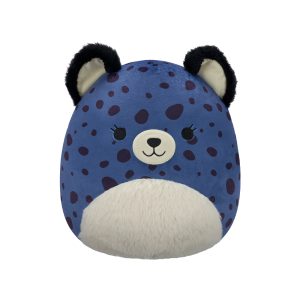 Jazwares Squishmallows - Core: Fantasy Squad - Navy Blue Cheetah with Fuzzy Belly - Spotts (12 Inch)