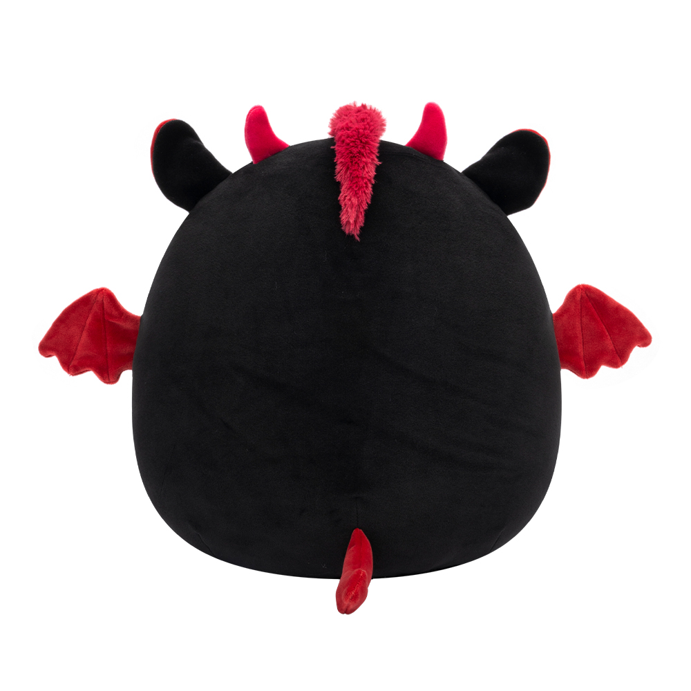 Jazwares Squishmallows - Core: Fantasy Squad - Black and Maroon Jersey Devil - Rebecca (12 Inch) - Image 3