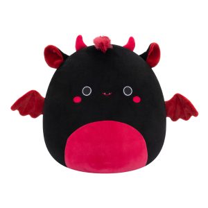 Jazwares Squishmallows - Core: Fantasy Squad - Black and Maroon Jersey Devil - Rebecca (12 Inch)