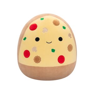 Jazwares Squishmallows - Core: Food Squad - Sausage Pizza Slice with Mushroom & Pepper - Chea (14 Inch)