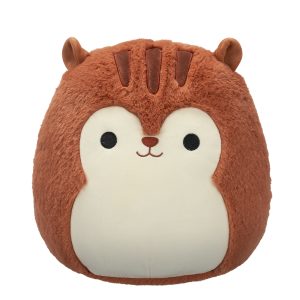 Jazwares Squishmallows - Fuzz-A-Mallows: Wildlife Squad - Medium Plush  - Brown Squirrel - Sawyer (12 Inch)
