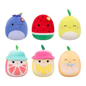 Jazwares Squishmallows - Mystery Bags: Grapefruit, Blueberry, Orange, Apple, Lemon, Watermelon (8 Inch) (CDU12PCS) (SQCR08005)