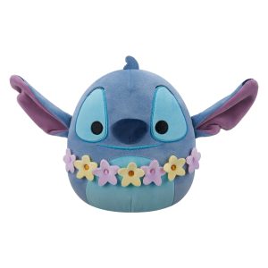 Jazwares Squishmallows - Core: Cartoon Animation: Disney - Lilo & Stitch - Stitch Wearing Lei (6.5 Inch) (SQDI01125)