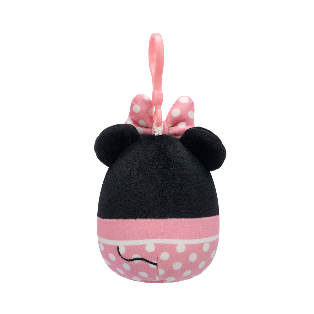 Jazwares Squishmallow - Clip-On - Cartoon Animation: Disney - Mickey Mouse & Friends - Minnie Mouse (3.5 Inch) (CDU12PCS) (SQDI01113) - Image 3