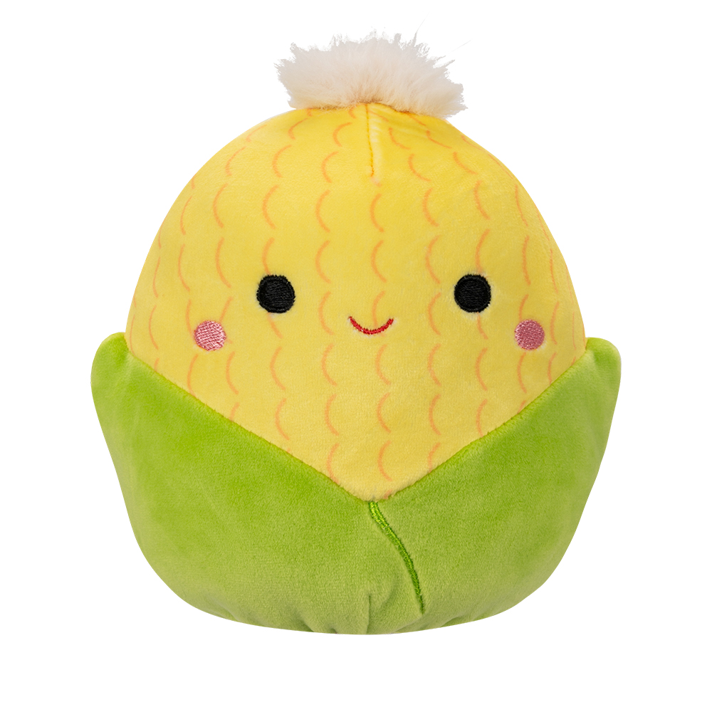Jazwares Squishmallows - Flip-A-Mallows: Food Squad - Corn On The Cob Conrad Flip to Popcorn Arnel (5 Inch) - Image 2