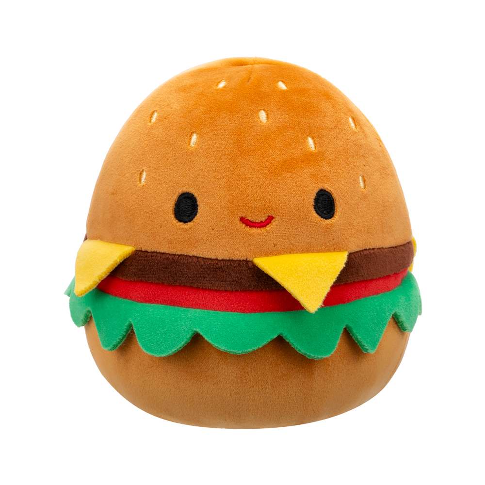 Jazwares Squishmallows - Flip-A-Mallows: Food Squad - Carl the Cheeseburger Flip to Floyd the French Fries (5 Inch) - Image 2