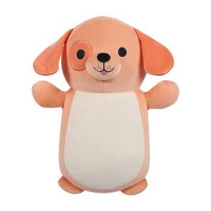 Jazwares Squishmallows - HugMees: The Peach Dog - Drella (14 Inch)
