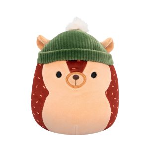 Jazwares Squishmallows - Core: Style Squad -Hedgehog in a Hat - Hans (7.5 Inch)