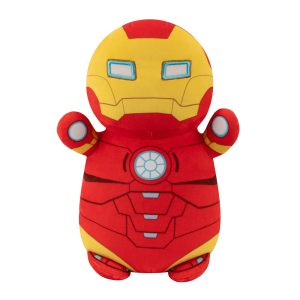 Jazwares Squishmallows - HugMees Super Heroes: Marvel - Spidey & His Amazing Friends - Iron Man (CDU12PCS) (10 Inch) (SQSF00069)