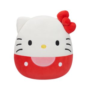 Jazwares Squishmallows - Cartoon Animation: Sanrio - Hello Kitty with Red Suit (8 Inch )