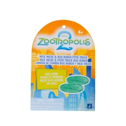 Jazwares Cartoon Animation: Disney - Zootopia 2 - Nick Wilde & Bug Burga Food Truck 2-Vehicle Set ZOTP0032 - Image 5