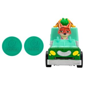 Jazwares Cartoon Animation: Disney - Zootopia 2 - Nick Wilde & Bug Burga Food Truck 2-Vehicle Set ZOTP0032
