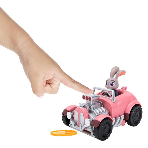 Jazwares Cartoon Animation: Disney - Zootopia 2 - Judy Hopps & Hog Rod 2-Vehicle Set ZOTP0032 - Image 4
