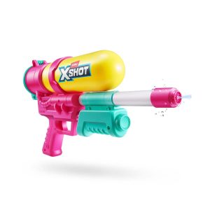 S001-XSHOT WATER-ZURU XSHOT Retro Fast-Fill REMPLISSAGE RAPIDE OPEN BOX,12PCS/CTN Pink