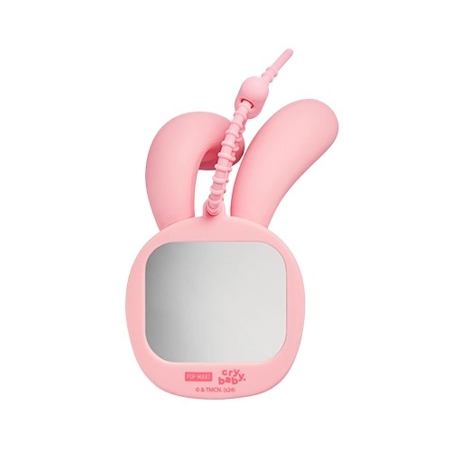 Pop Mart CRYBABY x Powerpuff Girls Series-Mirror Pendant - Blossom - Image 2