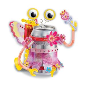 4M - Steam Powered Kids - Girls Miss Tin Can Robot Science Kit