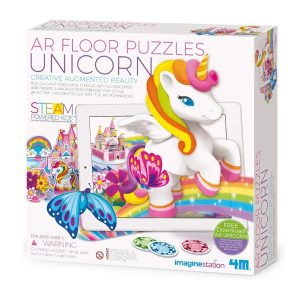 4M - Steam Powered Kids - Imaginestation - Ar Floor Puzzles Unicorn