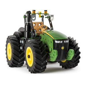 Spin Master Meccano By Erector John Deere 8R Series Tractor Stem Building Kit With Working Wheels