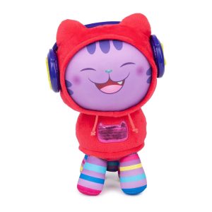 Spin Master Gabbys Dollhouse Daniel Jones Dj Catnip Light-Up Musical Plush Doll Sounds