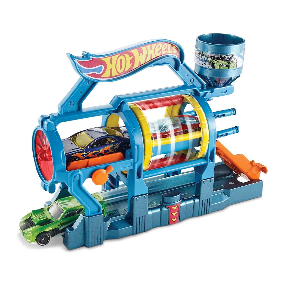 Mattel Hot Wheels City Turbo Jet Car Wash With 1 Die-Cast Toy Car in 1:64 Scale - Image 3