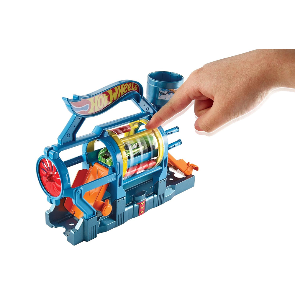 Mattel Hot Wheels City Turbo Jet Car Wash With 1 Die-Cast Toy Car in 1:64 Scale - Image 4
