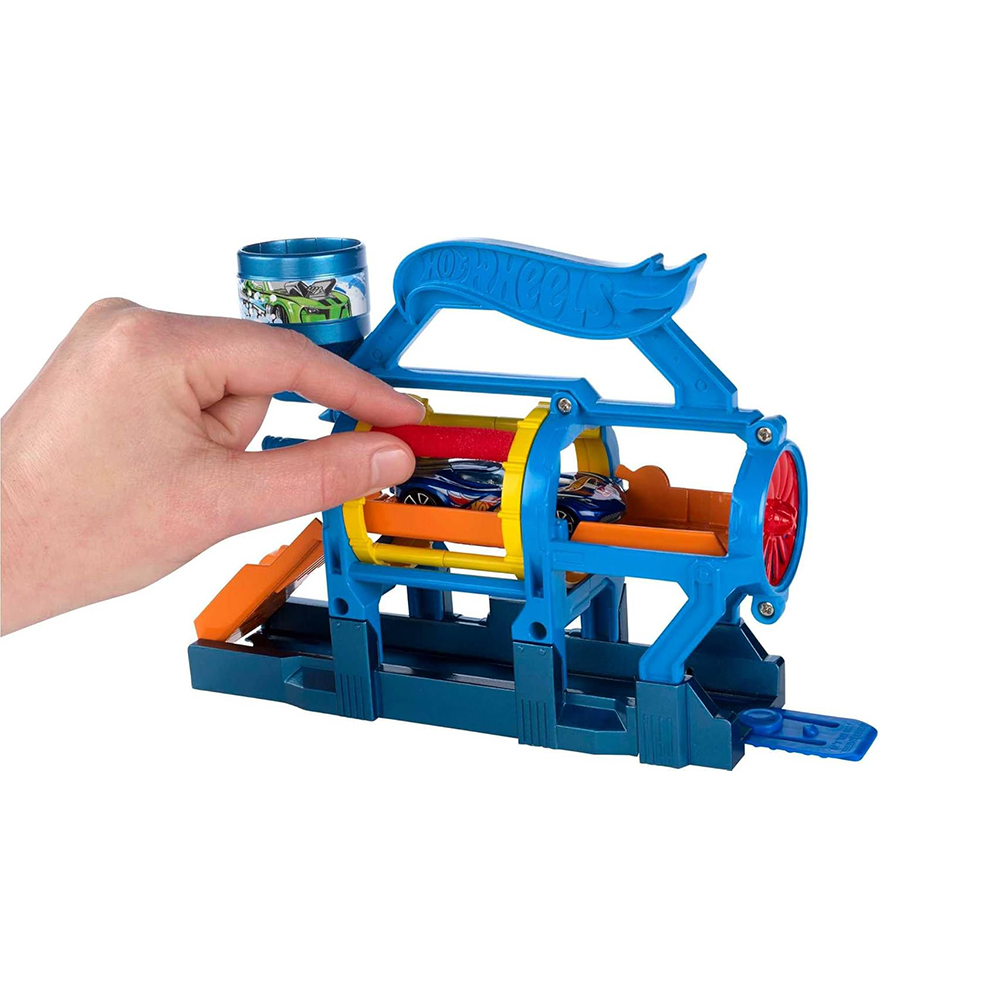 Mattel Hot Wheels City Turbo Jet Car Wash With 1 Die-Cast Toy Car in 1:64 Scale - Image 7