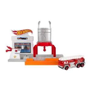 Mattel Hot Wheels City Blaze Blast Super Explosion With 1 Die-Cast Toy Car in 1:64 Scale
