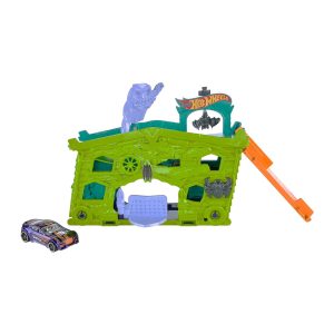 Mattel Hot Wheels City Ghost Garage With 1 Die-Cast Toy Car in 1:64 Scale