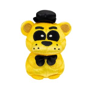 Jazwares Games: Five Nights at Freddys - Golden Freddy Mini Plush (Eyes Glow In The Dark) (4 Inch) (FNF0050)