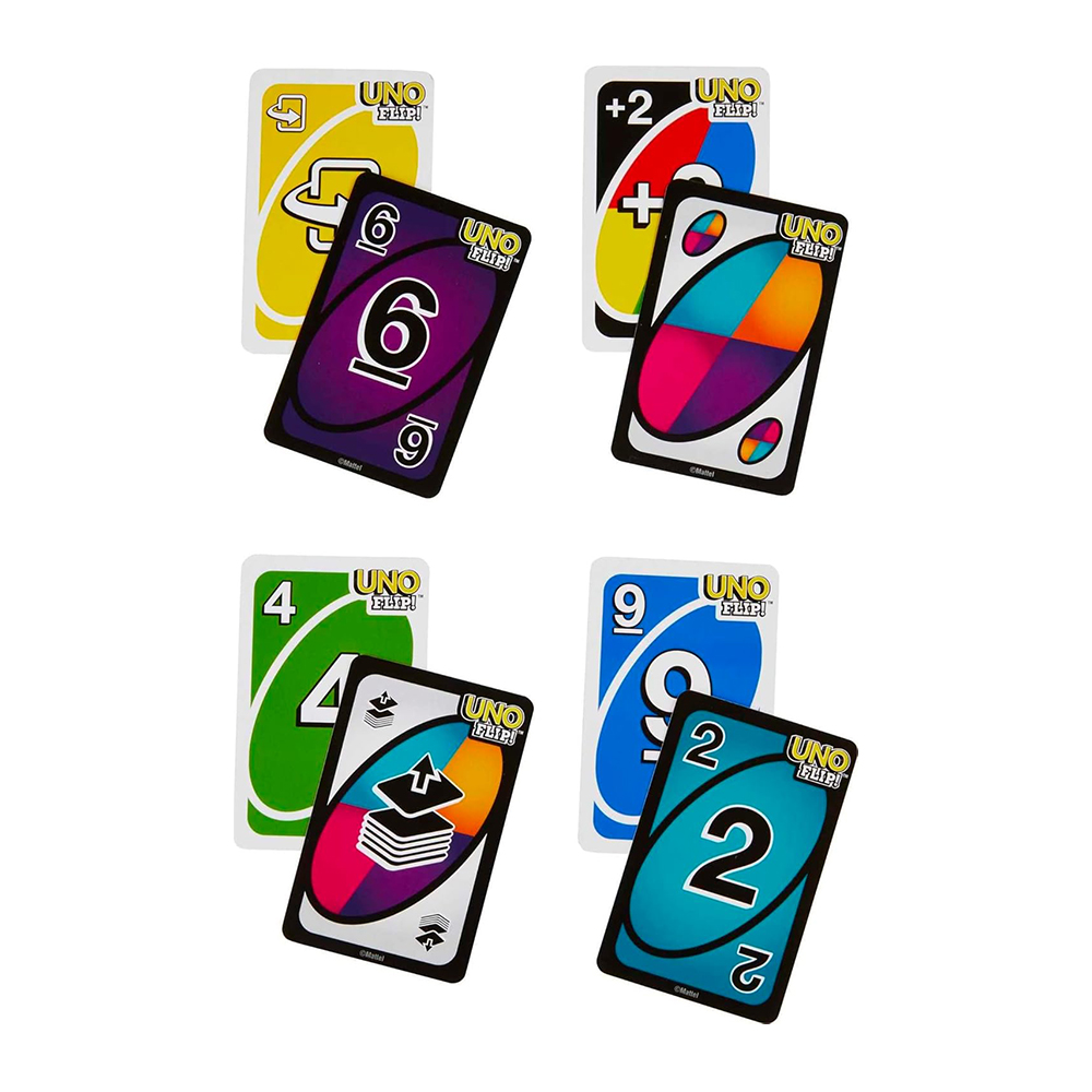 Mattel UNO Flip! Card Game With Double-Sided Deck For Families & Game Nights - Image 3