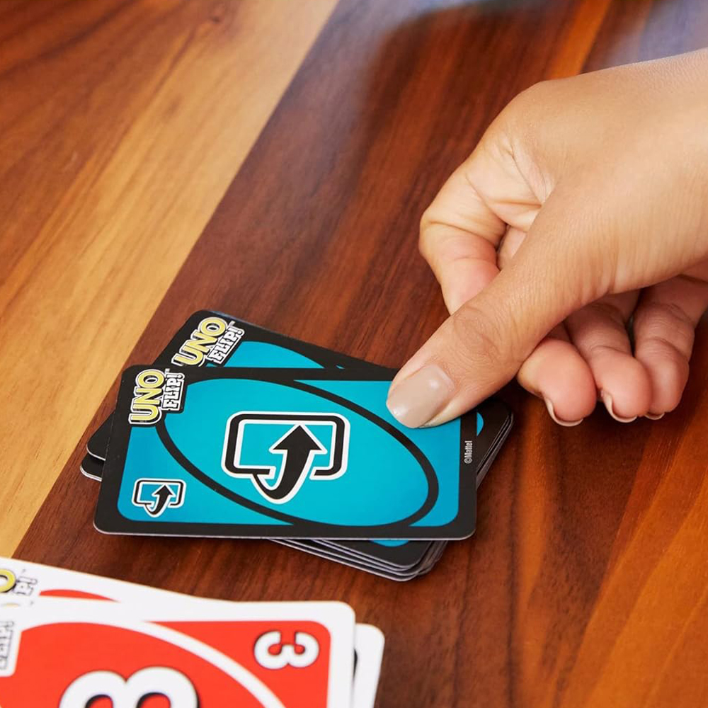 Mattel UNO Flip! Card Game With Double-Sided Deck For Families & Game Nights - Image 7