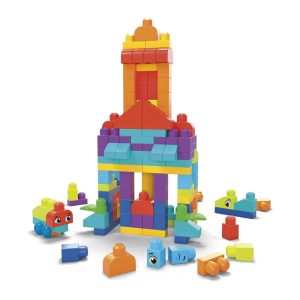 Mattel MEGA BLOKS Bigger Building Bag (150PCS) Blue