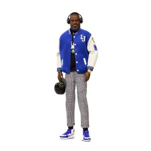 Mattel Barbie Signature Lebron James Kenbassadors Doll Collectible with Varsity Bomber Jacket Outfit & Accessories Including Headphones, Sunglasses, & More