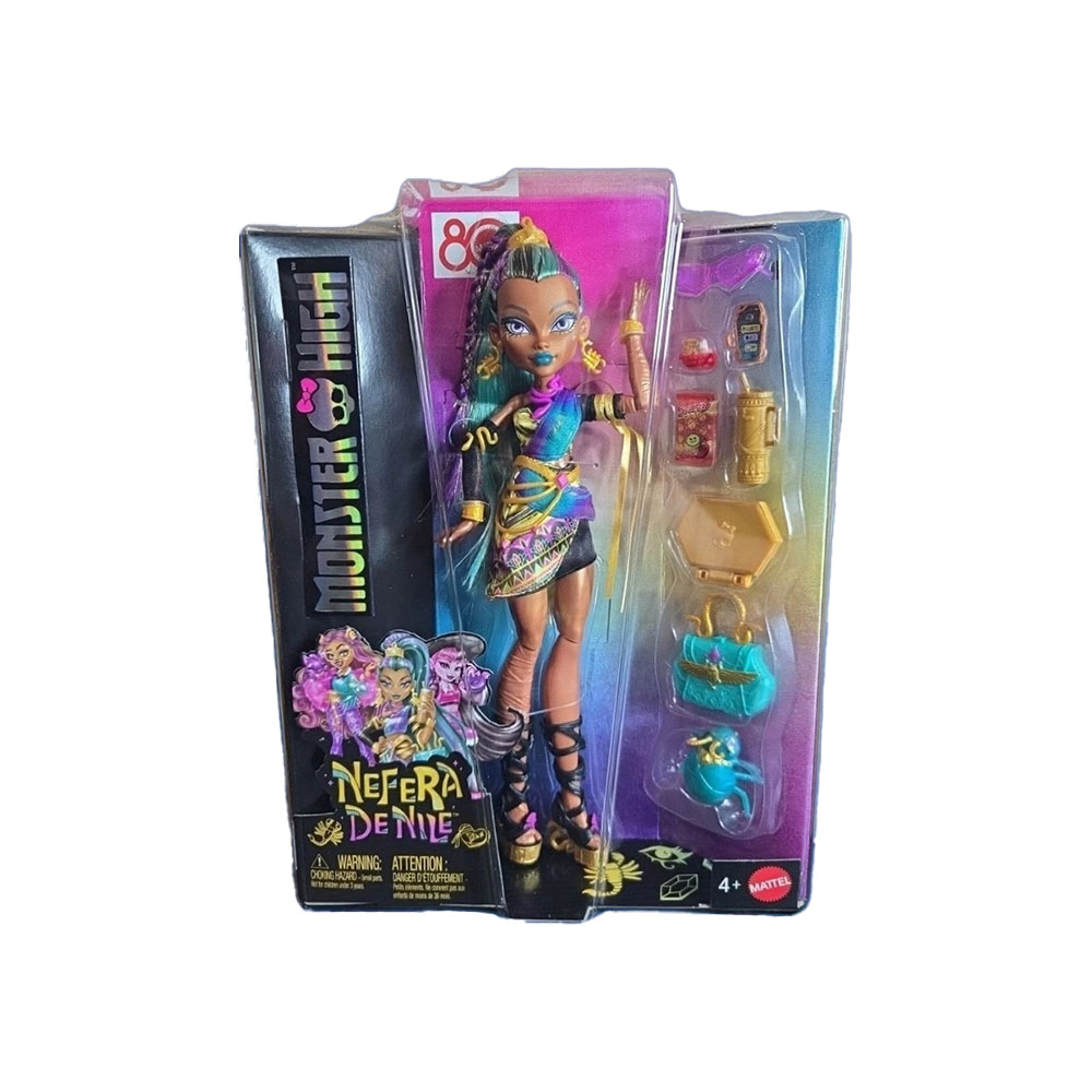 Mattel Monster High Nefera De Nile Doll With Pet Scarab Lavish And 7 Accessories Like Purse And Snacks - Image 2