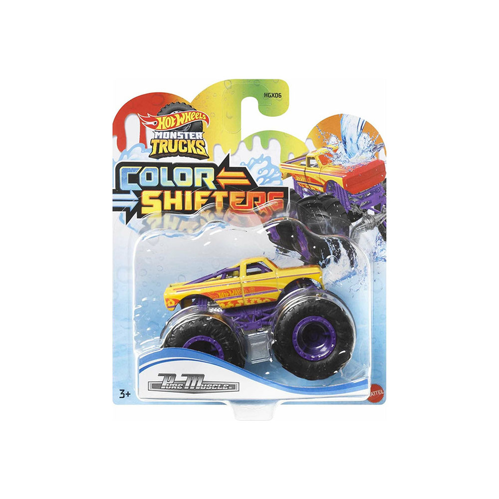 Mtattel - Hot Wheels Monster Trucks 1:64 Color Shifters Motosaurus (Group HGX06) - Image 2