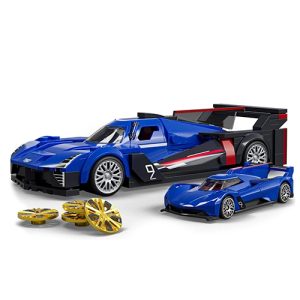 Mattel Brick Shop (Speed) Hot Wheels Cadillac Project Gtp Hypercar Building Toy Kit (236 Pieces), For Collectors