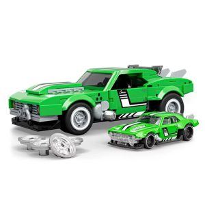 Mattel Brick Shop (Speed) Hot Wheels Custom ’68 Camaro Building Toy Kit (289 Pieces), For Collectors