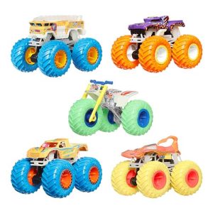 Mattel Hot Wheels Monster Trucks Die-Cast 1:64 Scale Toy Truck That Glows in The Dark