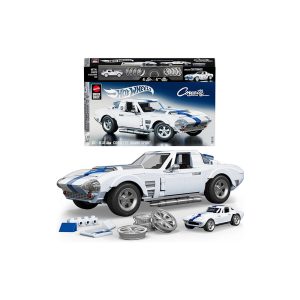Mattel Brick Shop (Elite) Hot Wheels Corvette Grand Sport Building Toy Kit (918 Pieces), For Collectors