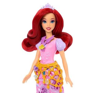 Mattel Disney Princess Jewel Reveal Ariel Fashion Doll W/ 8 Surprises Including Gem Box & 10 Accessories