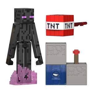 Mattel Minecraft Craft-A-Block, Redstone Charged - Enderman GTP08