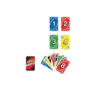 Mattel UNO Party Card Game For Large Groups, Kids, Adults & Family Nights, 6 To 14 Players Ages 7+ Years