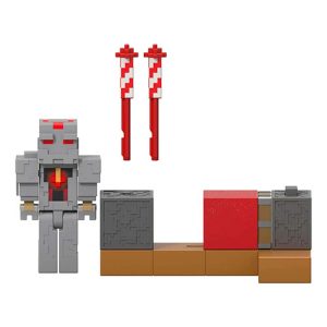 Mattel Minecraft Craft-a-Block, Redstone Charged 2-Pack - ProtectorS Firework Launcher GTT53