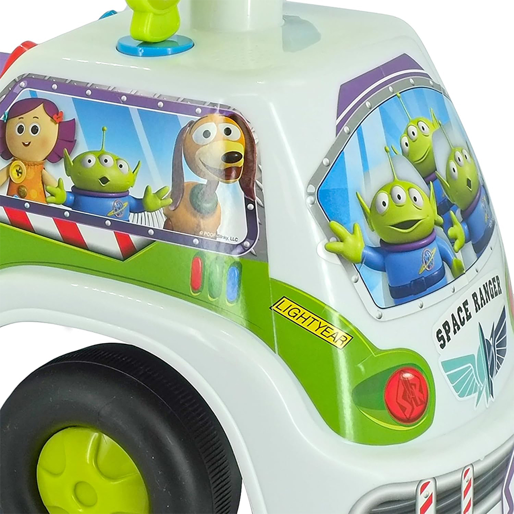Kiddieland - Cartoon Animations: Disney - Toy Story - Lights N Sounds Buzz Lightyear Space Adventure Ride-On - Image 5