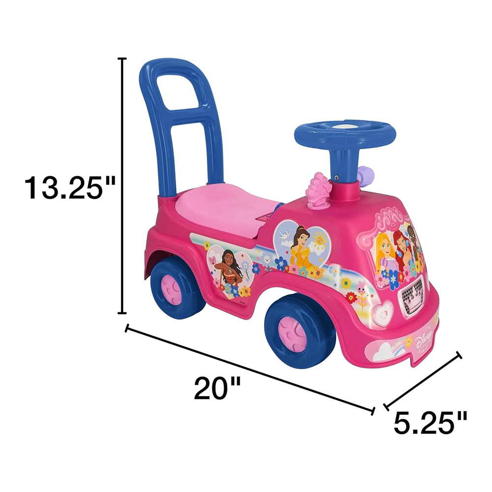 Kiddieland - Cartoon Animations: Disney Princess - Lights N Sounds Princess Magical Adventure Ride-On - Image 5
