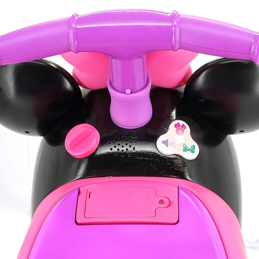 Kiddieland - Cartoon Animations: Disney - Mickey Mouse & Friends - Lights N Sounds Minnie Zoom Ride On - Image 5